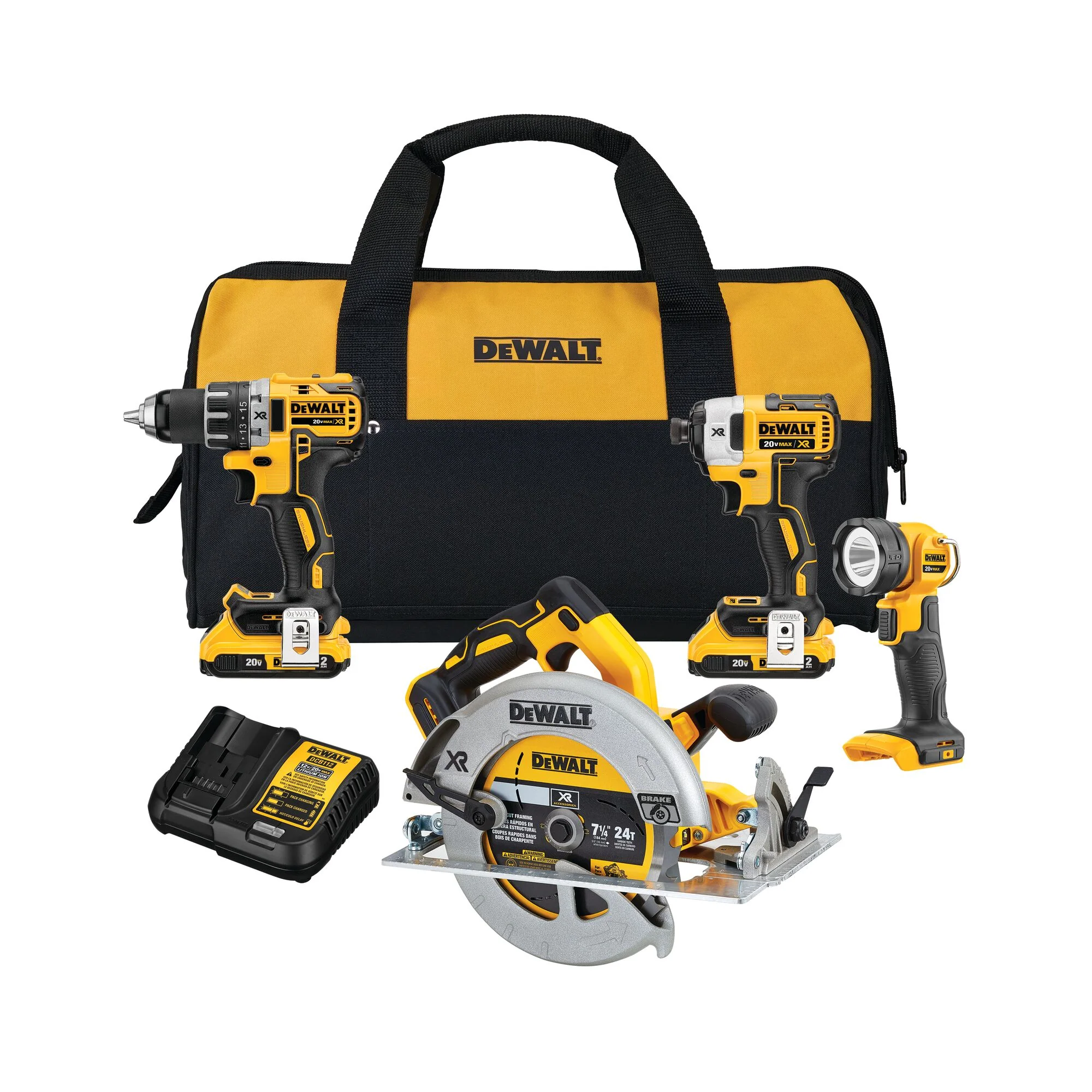 20 V MAX XR LI-ION COMPACT 4TKIT COMBO 4PC