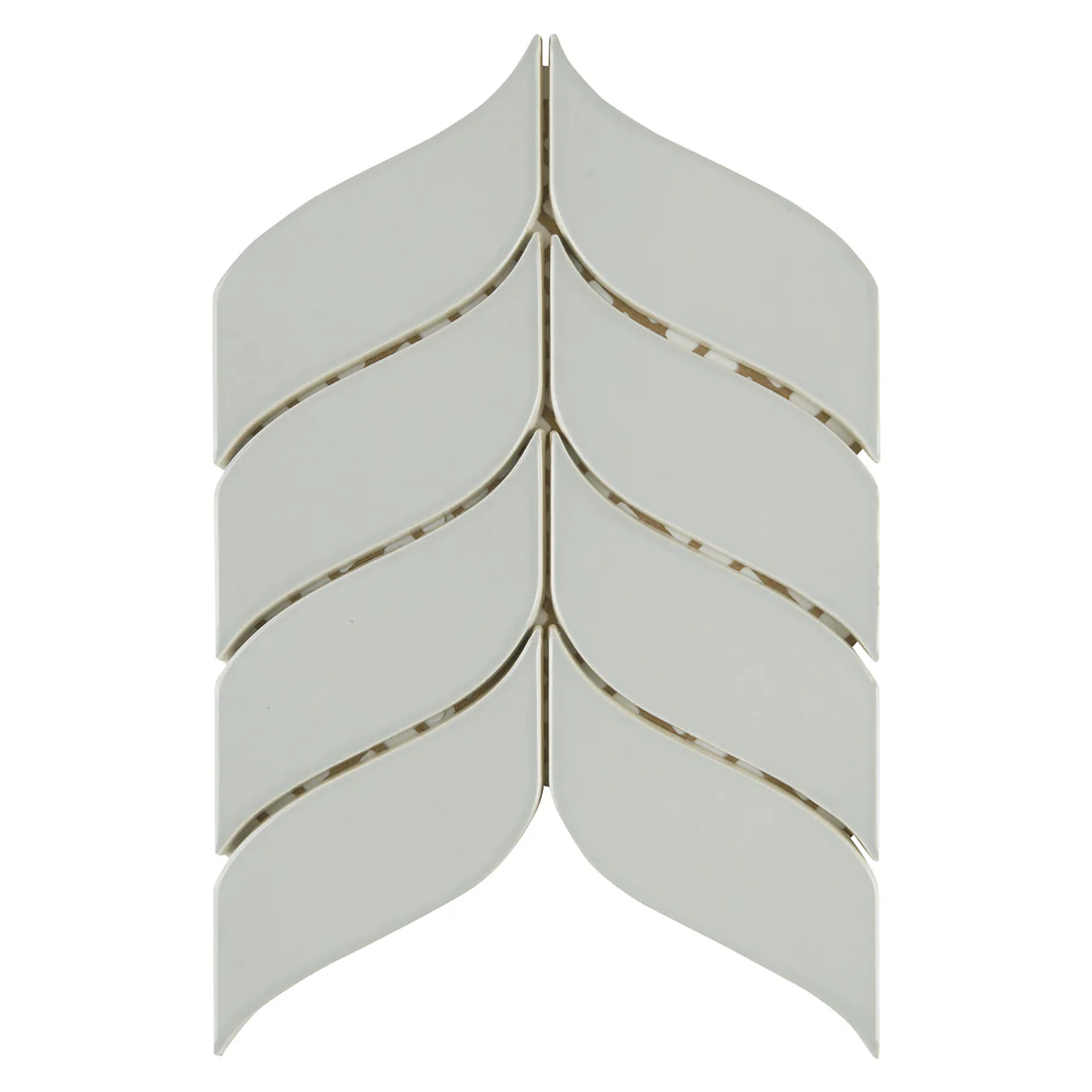 6th Avenue Mosaic 7-11/16X8-7/8 French Clay Gloss
