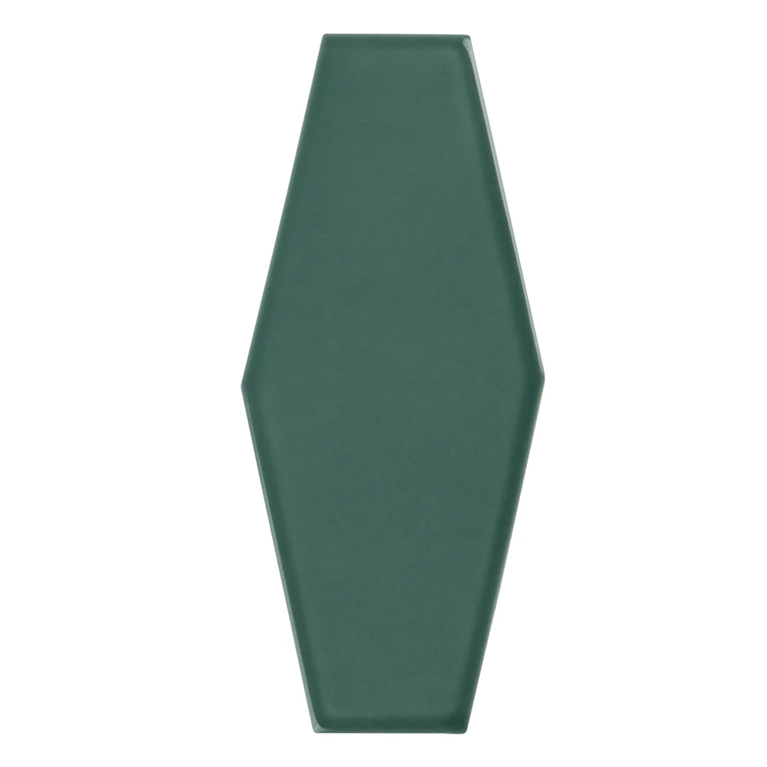 6th Avenue Hexagon 2X6 Jade Green Gloss - Image 2