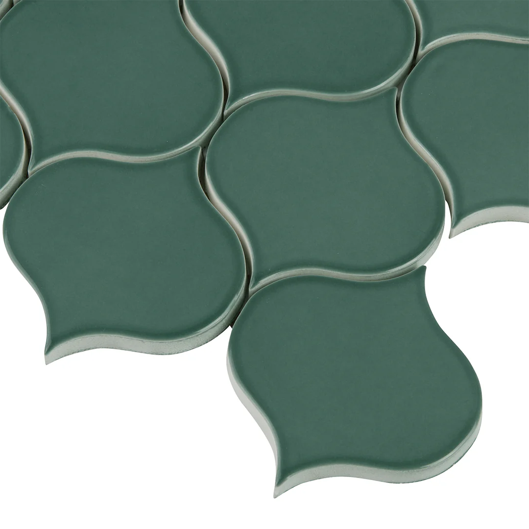 6th Avenue Mosaic 7-3/4X12-3/4 Jade Green Gloss - Image 3