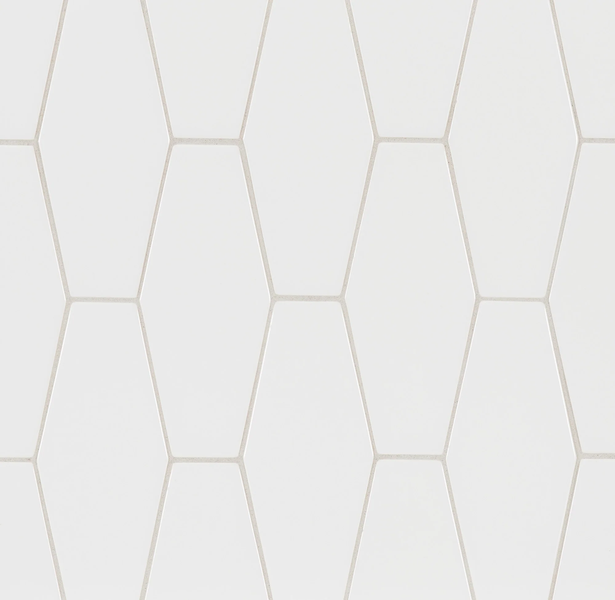 6th Avenue Hexagon 2X6 White Gloss