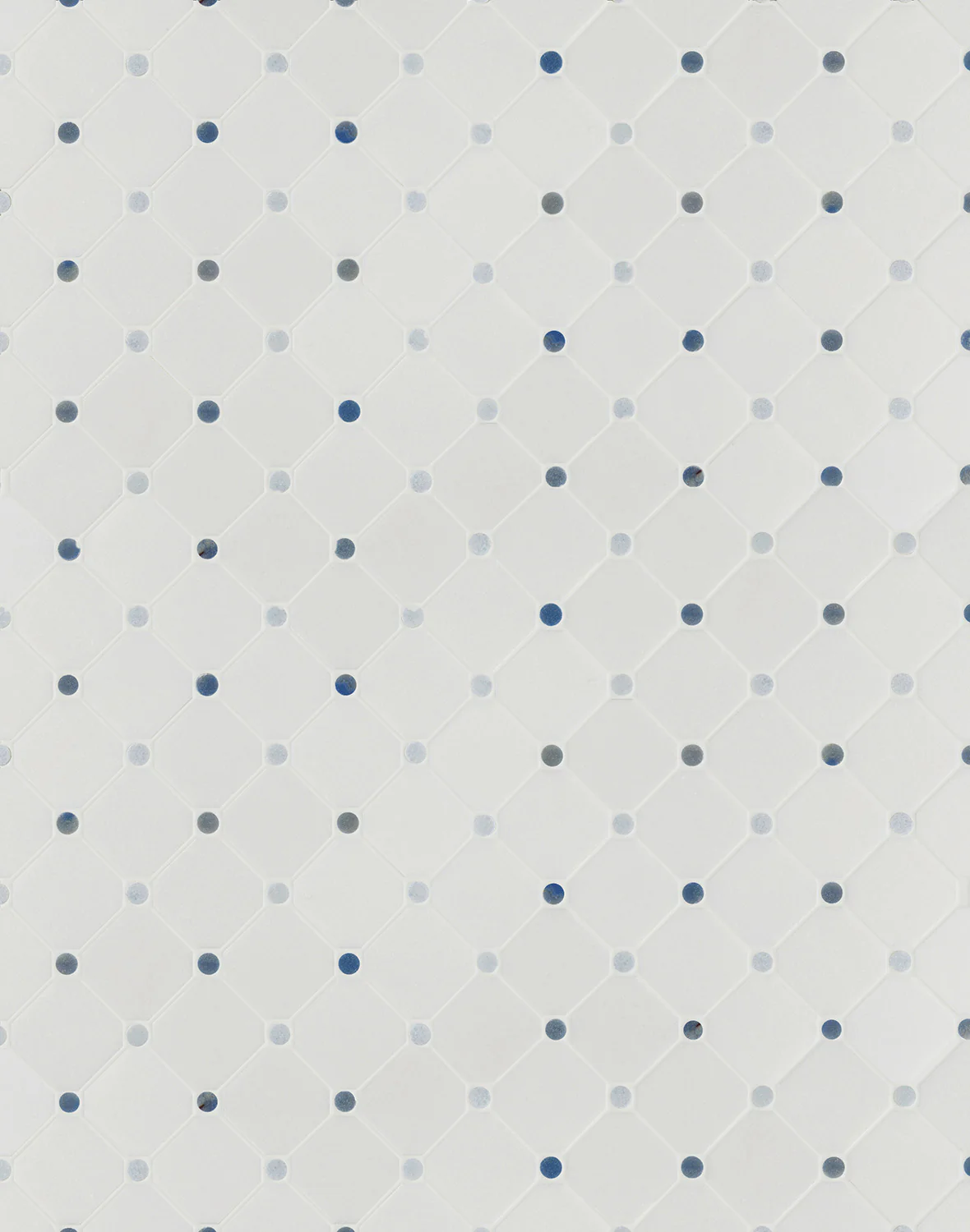 Accent Bleu Mosaic 12X12 Multi-Color Polished