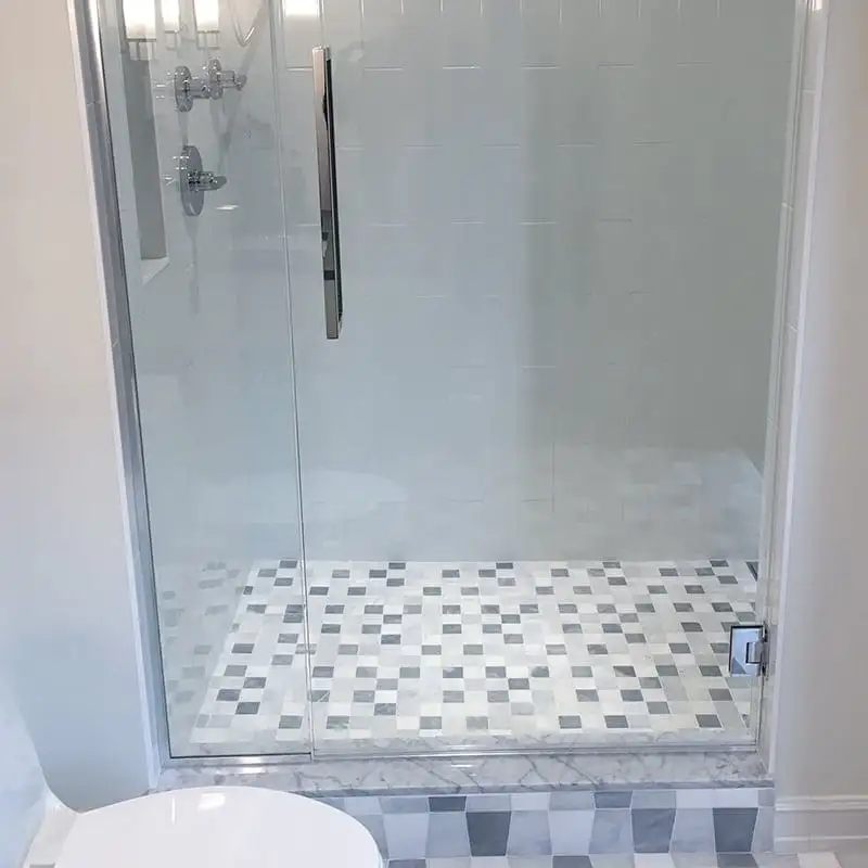 Allure Light 2X2 Square Mosaic 12X12 Avenza Snow White Allure Textured - Image 2