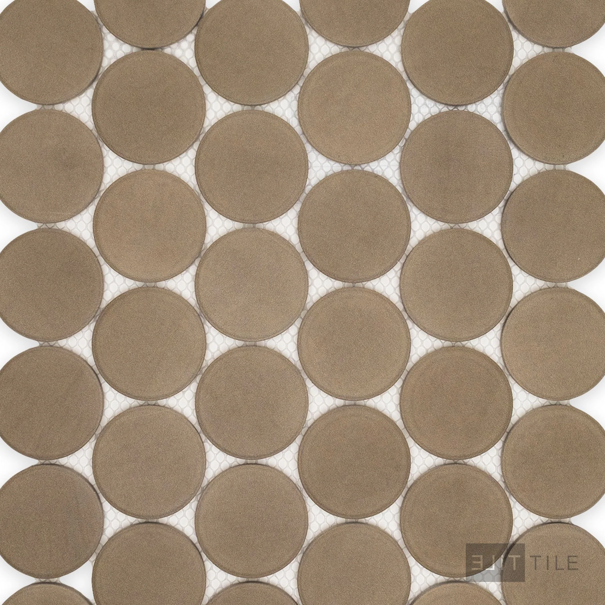 Amuri 2" Round Mosaic 12X12 Grigio Matte