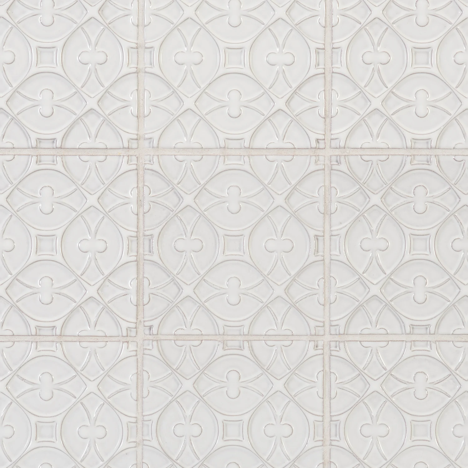 Andalucia Deco 6X6 Blanco Gloss