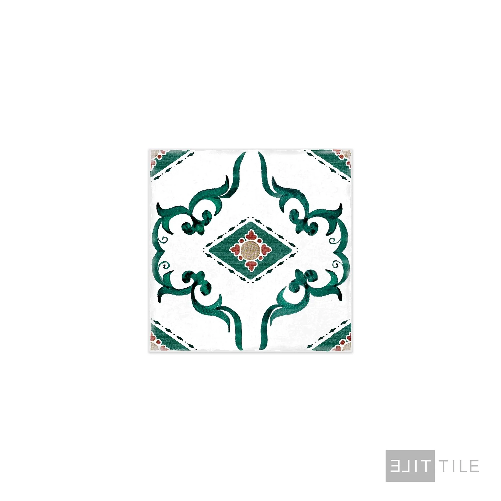 Andratx Dragonera 6X6 Green Glossy - Image 3