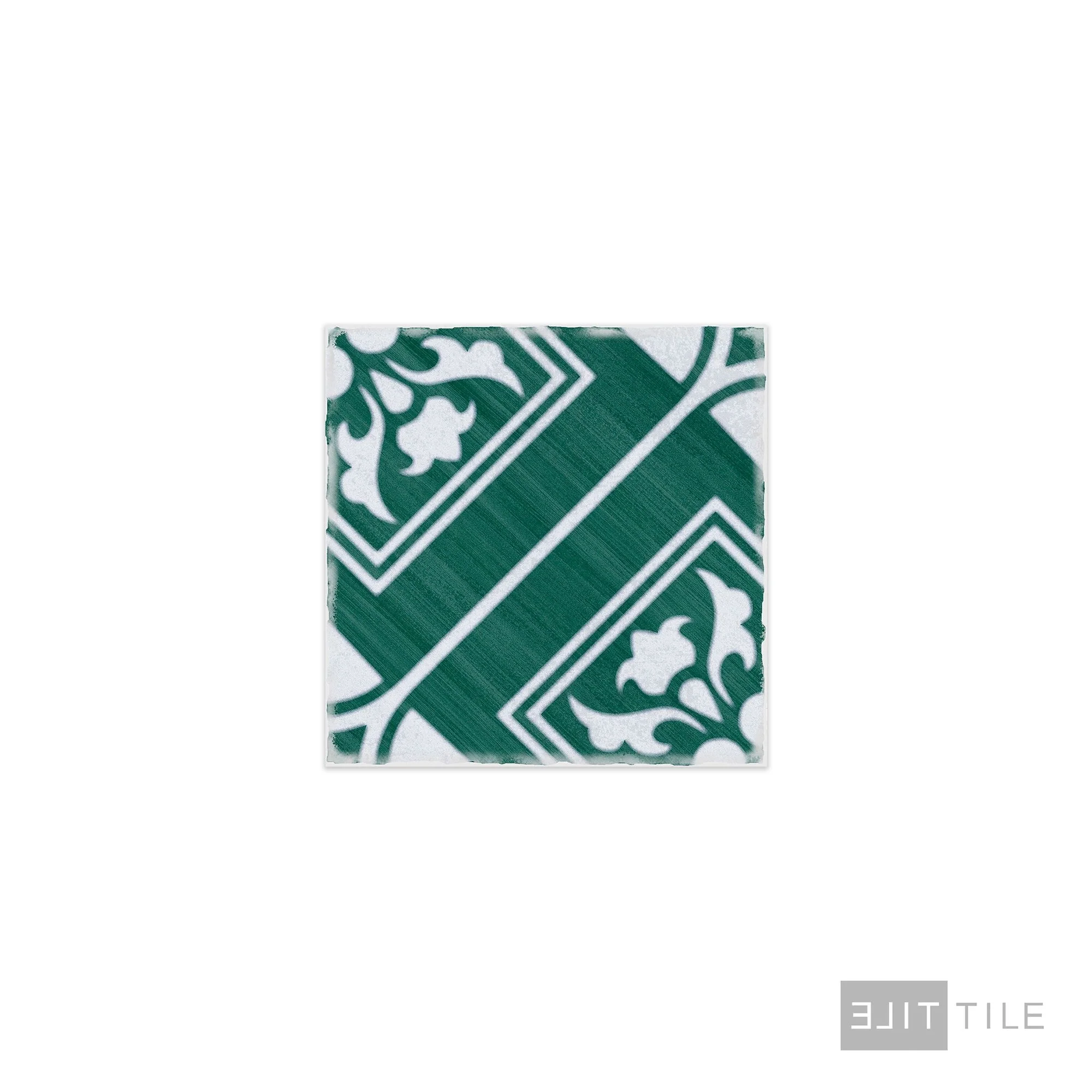 Andratx Telmo 6X6 Green Glossy - Image 3