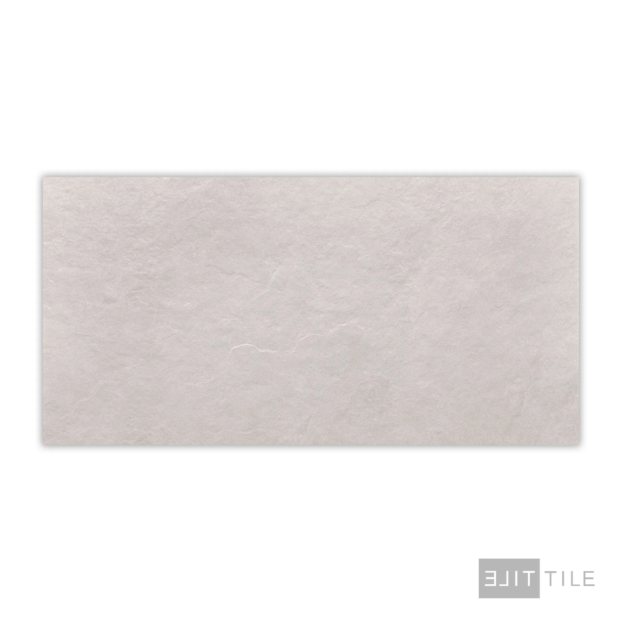 Ash Porcelain Large Format Field Tile 24X48 White Matte - Image 3