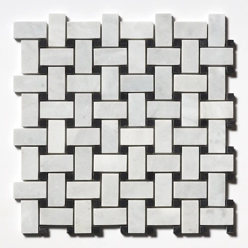 Avenza Basketweave Mosaic 12X12 Avenza Honed - Image 2