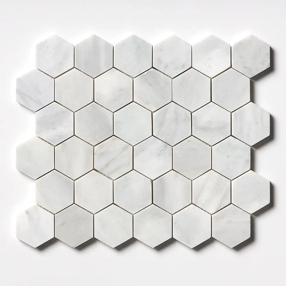 Avenza 2X2 Hexagon Mosaic 10-3/8X12 Avenza Honed - Image 3