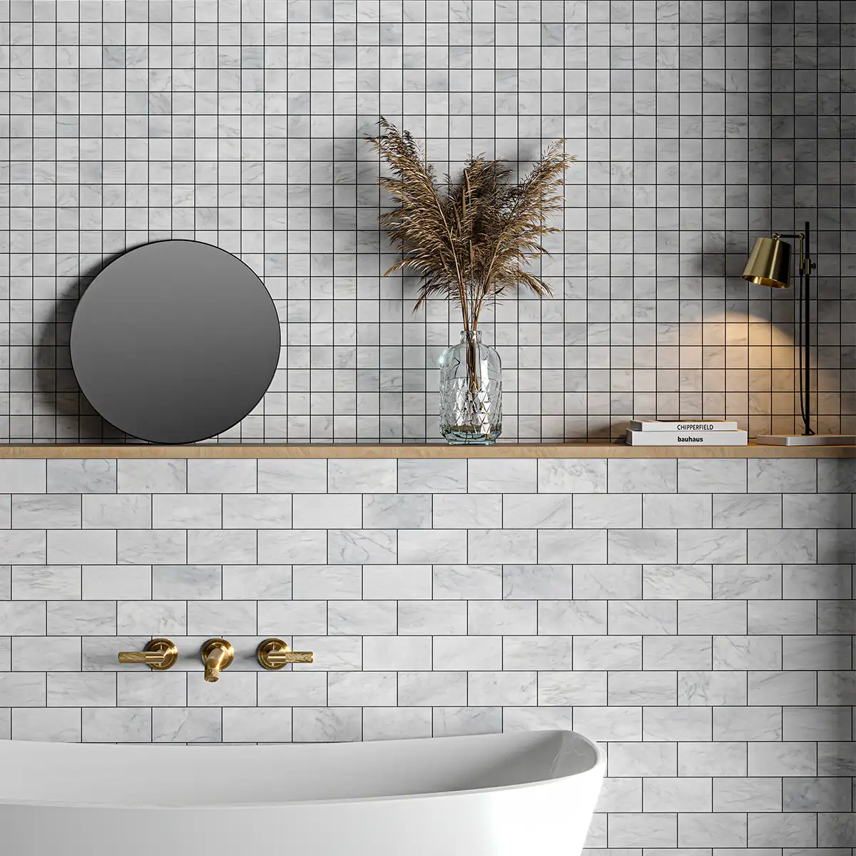 Avenza 2X2 Square Mosaic 12X12 Avenza Honed - Image 2