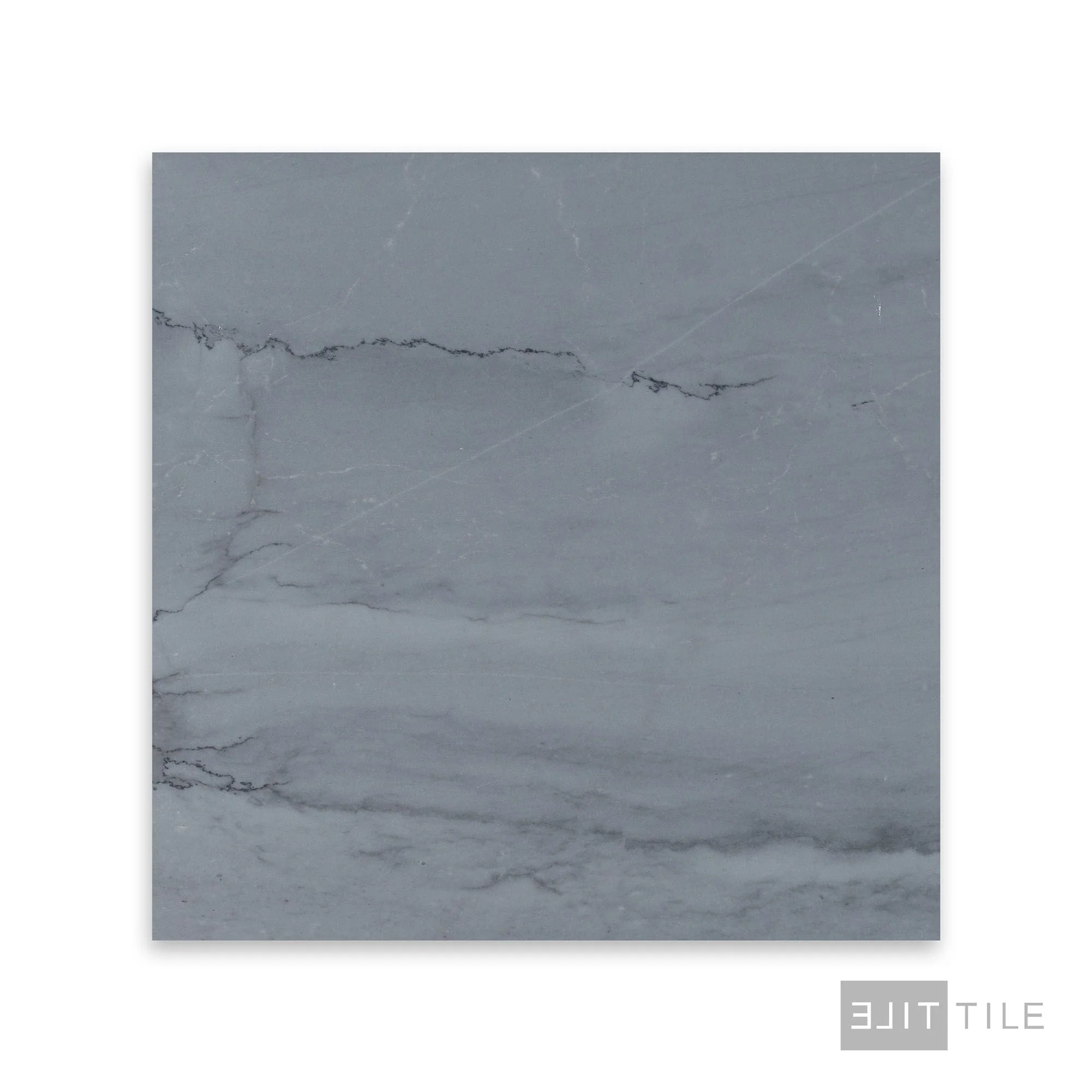 Bardiglio Imperiale Bluish Grey 12X12 Honed Marble - Image 3