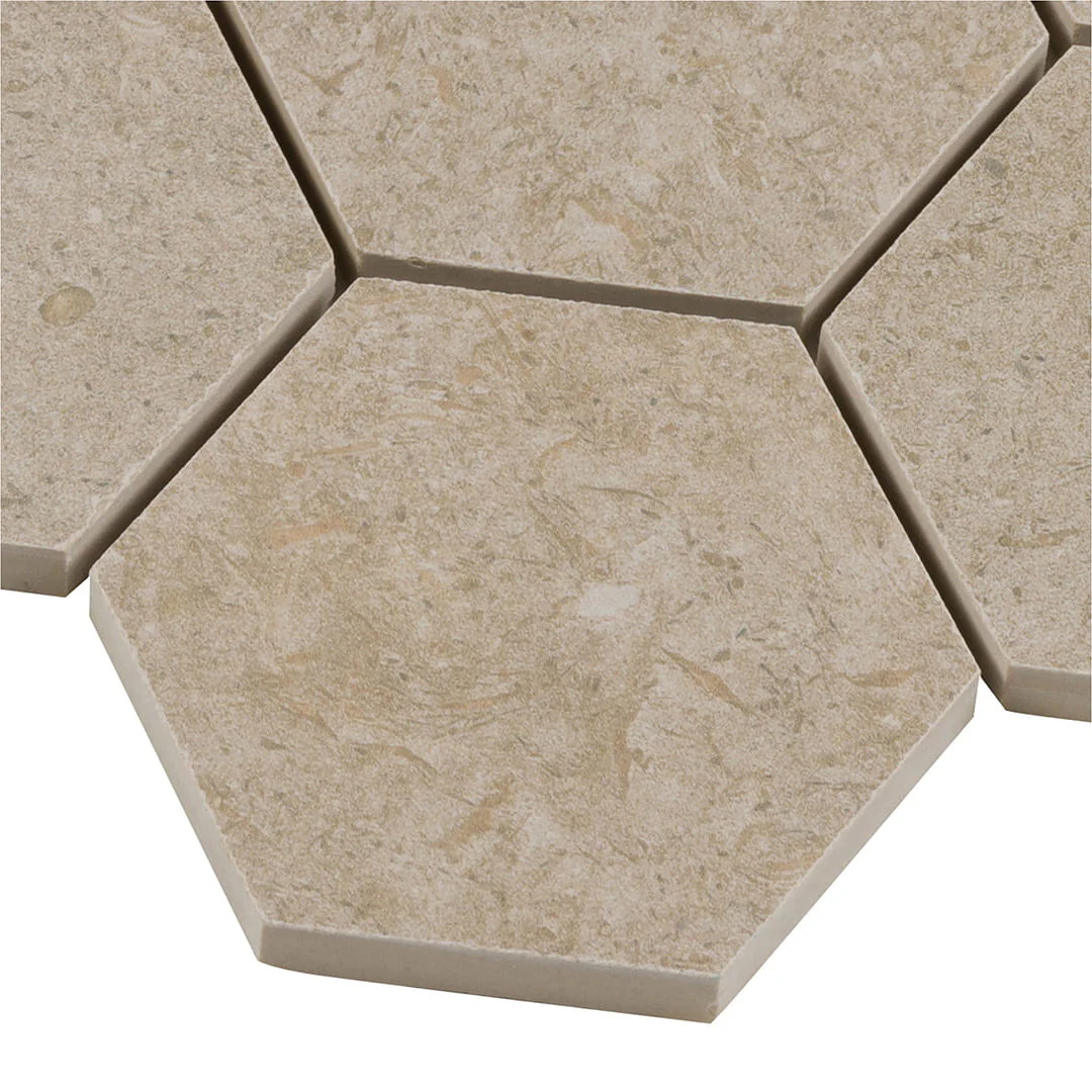 Bera&Beren Hexagon Mosaic 10.9449X13.1693 Greige Natural - Image 3