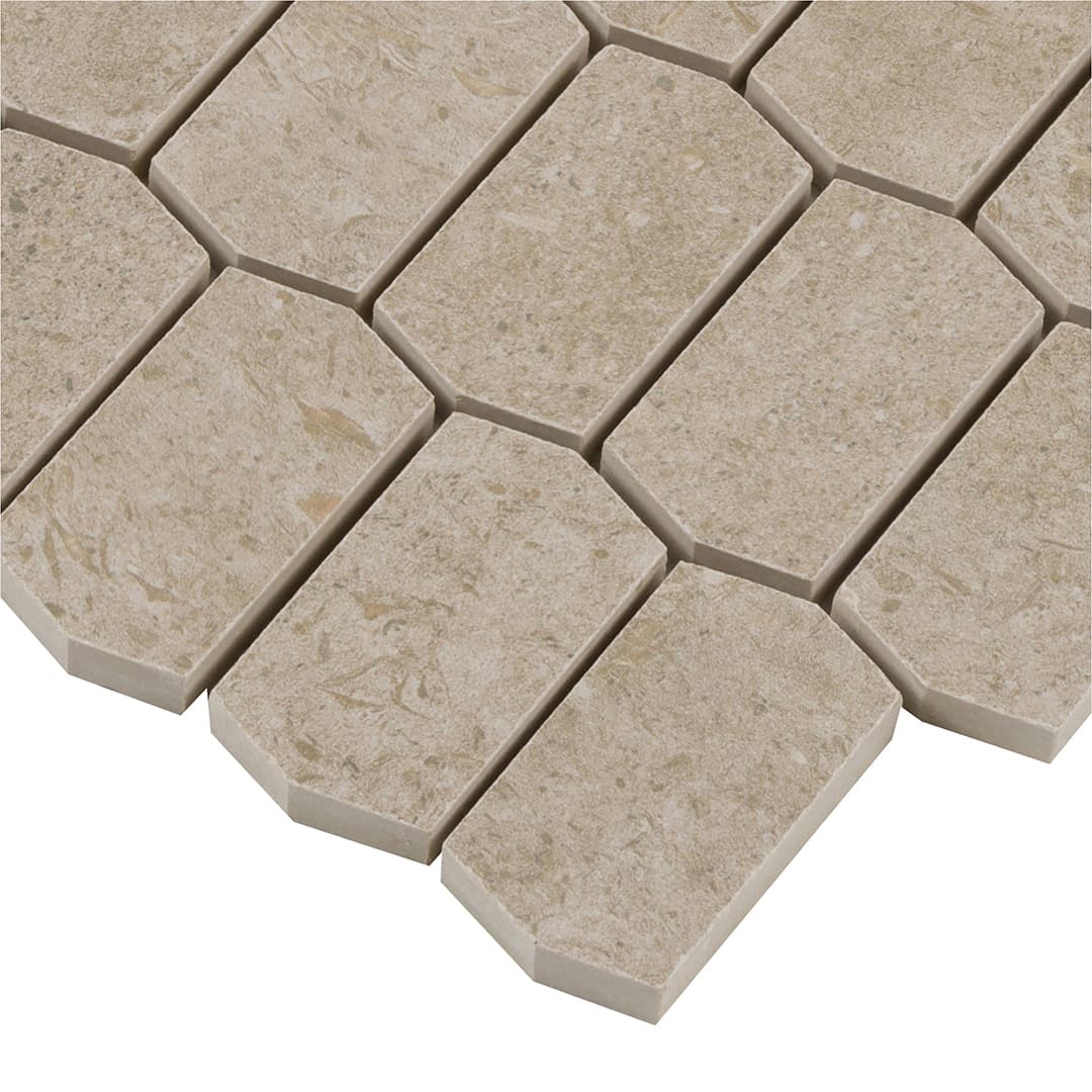 Bera&Beren Hive Mosaic 12-3/8X12-1/2 Greige Natural - Image 3