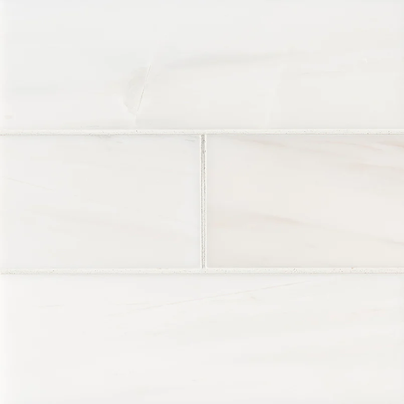 Bianco Dolomite Marble Field Tile 4X12 Polished