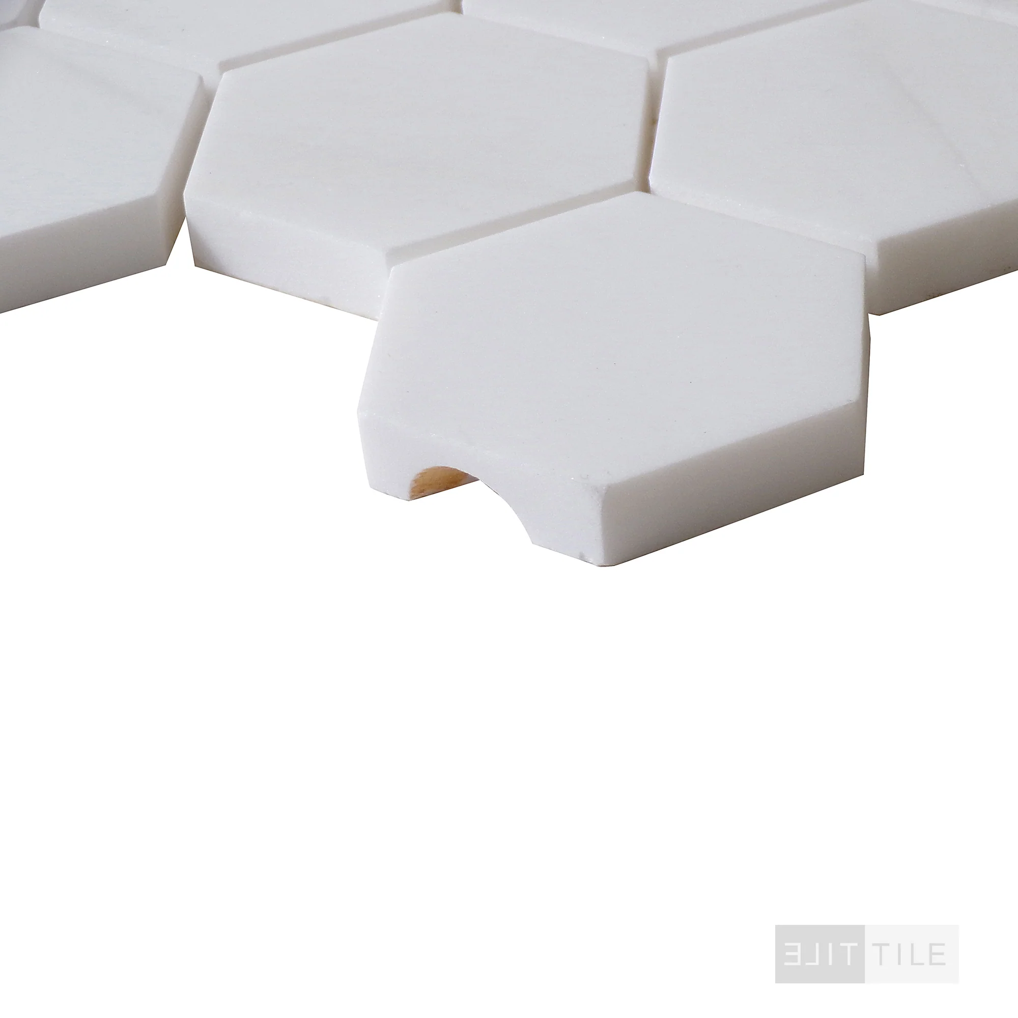 Bianco Dolomite Mosaics Hexagon Marble Mosaic Misc. 0 Polished - Image 4