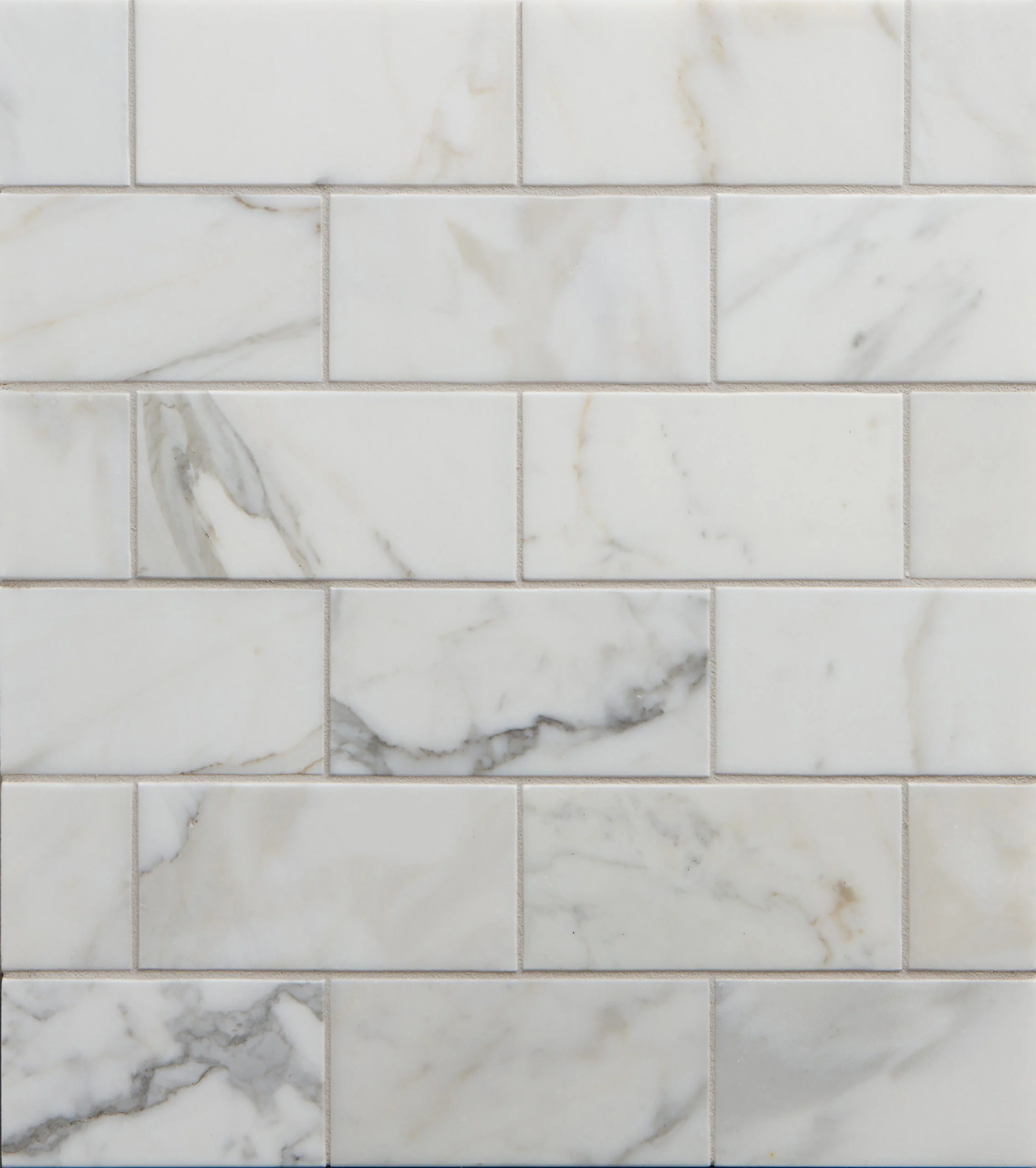 Bianco Europa Rectangle 3X6 Calacatta Honed