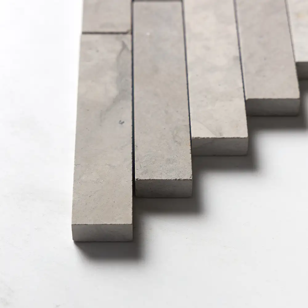 Britannia Large Herringbone Mosaic 12-7/8X8-9/16 Britannia Honed - Image 3