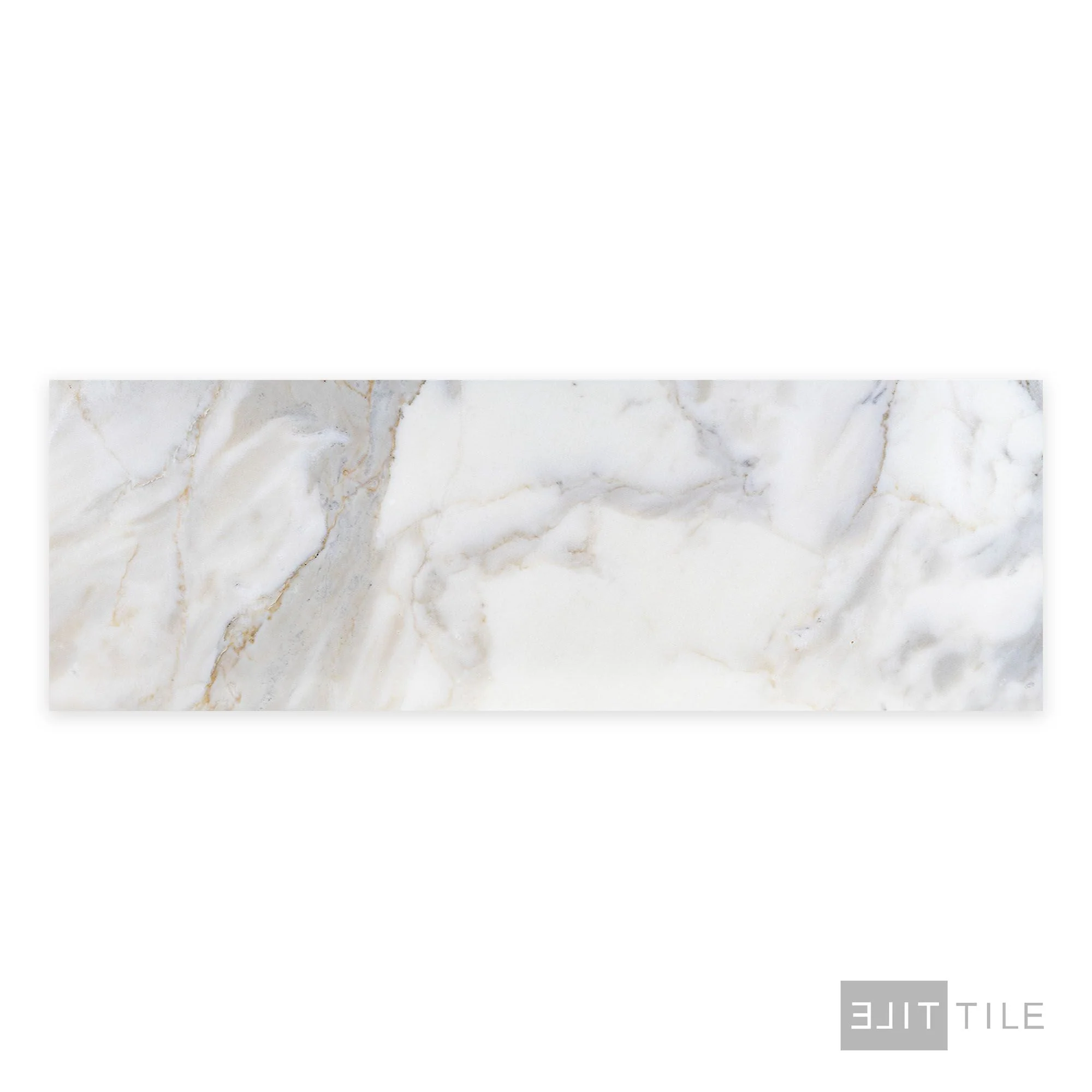 Calacatta Gold Marble 4X12 Honed - Image 2