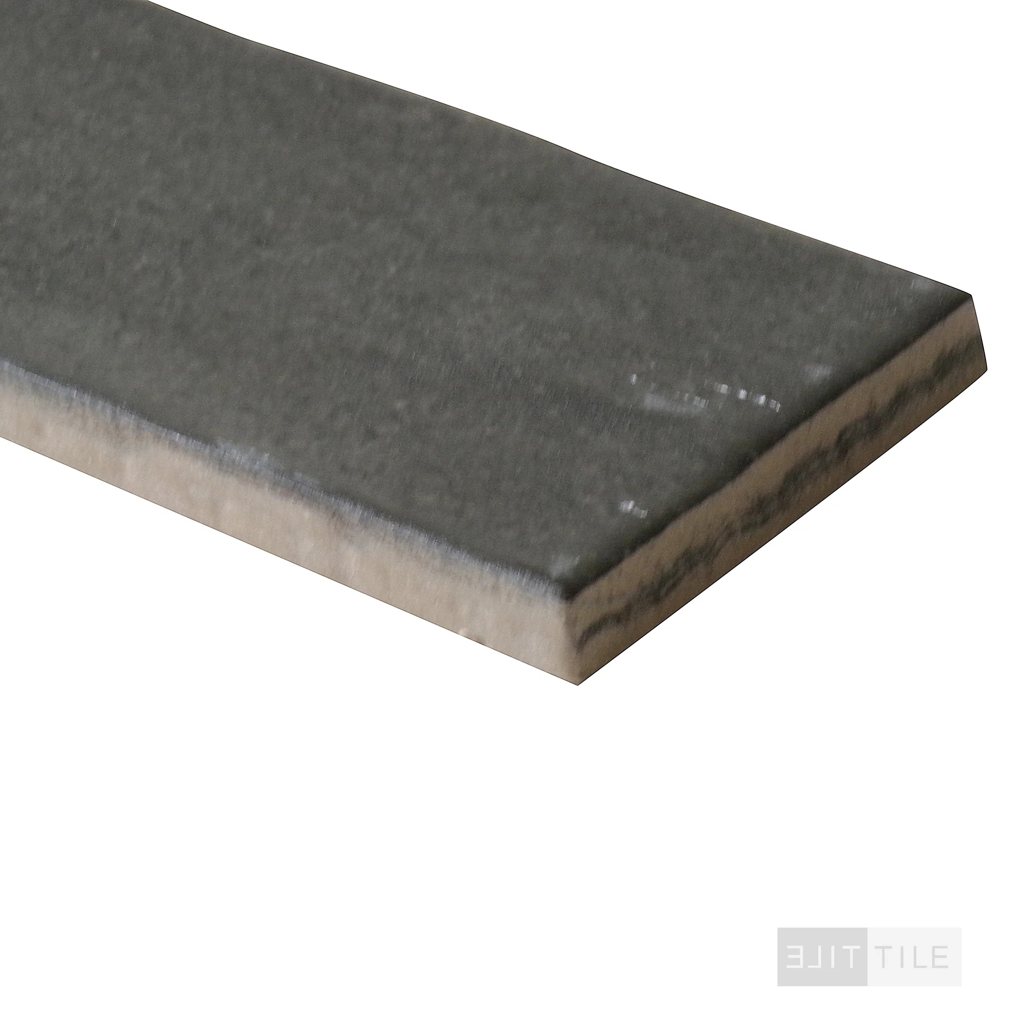 Celine Glazed Porcelain Field Tile 2.5X12 Black Matte - Image 4