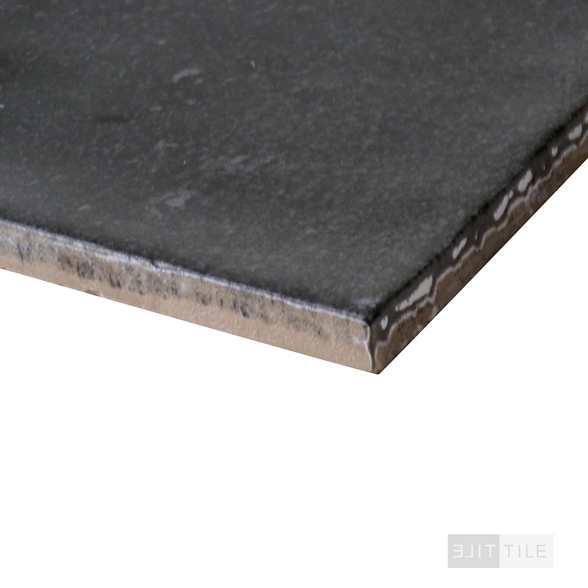 Celine Glazed Porcelain Field Tile 4X4 Black Matte - Image 4