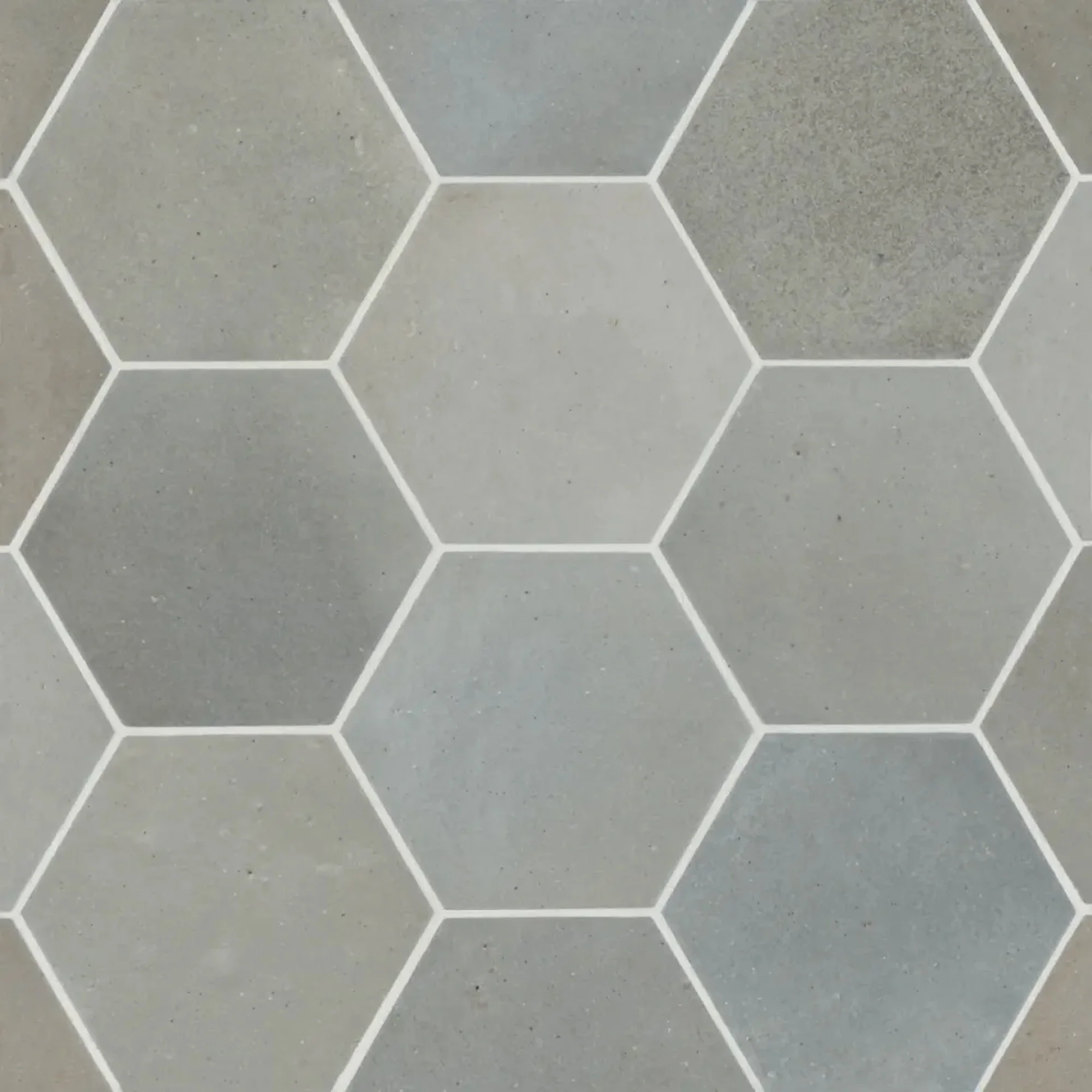 Celine Glazed Porcelain Hex Tile 4.5X4 Blue Matte