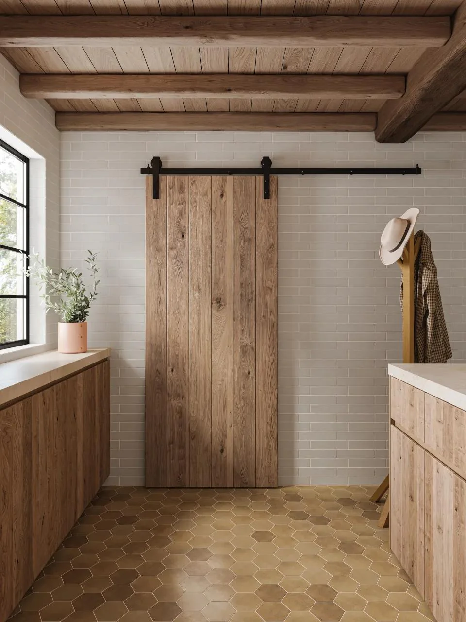 Celine Glazed Porcelain Hex Tile 4.5X4 Cotto Matte - Image 2