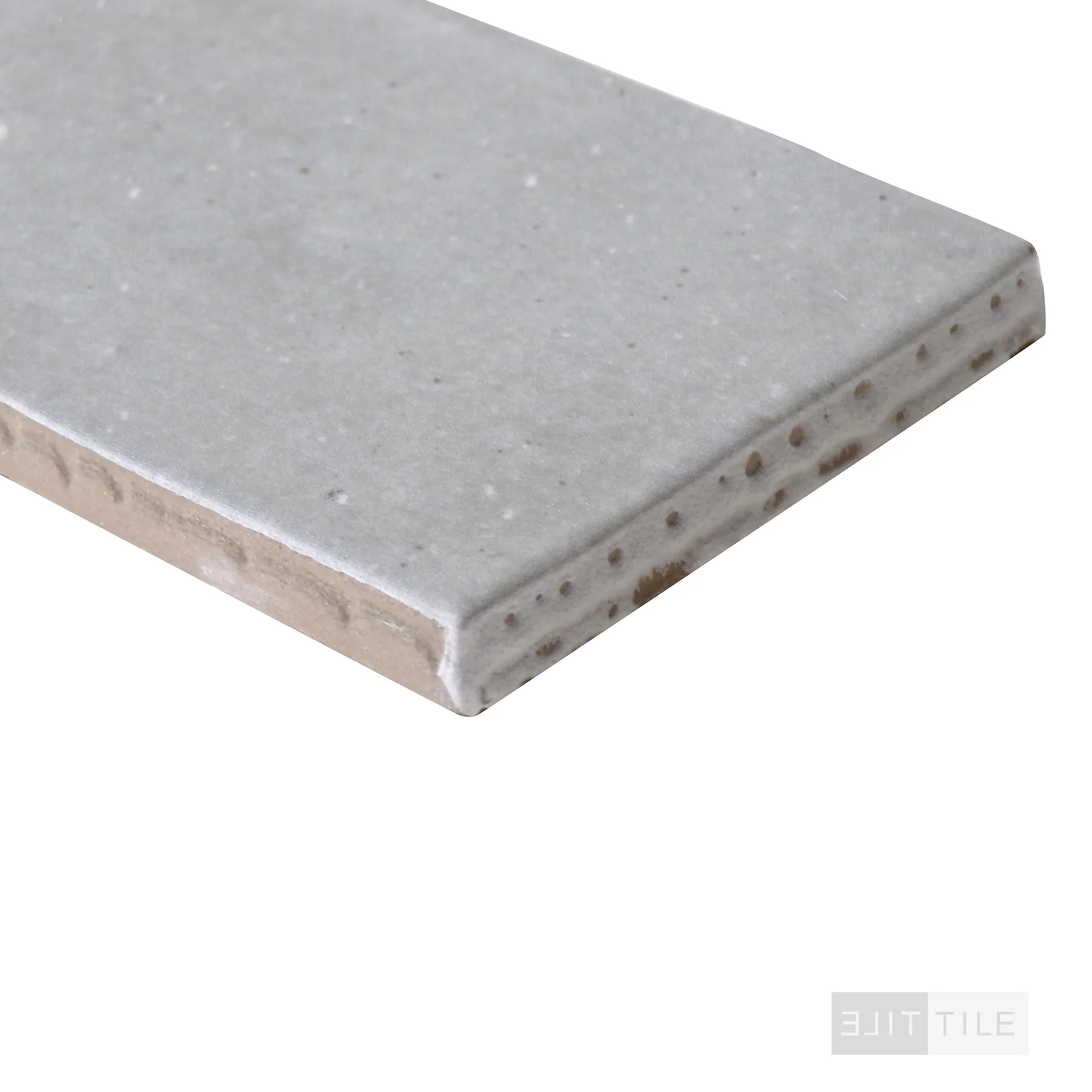 Celine Glazed Porcelain Field Tile 2.5X12 Greige Matte - Image 4