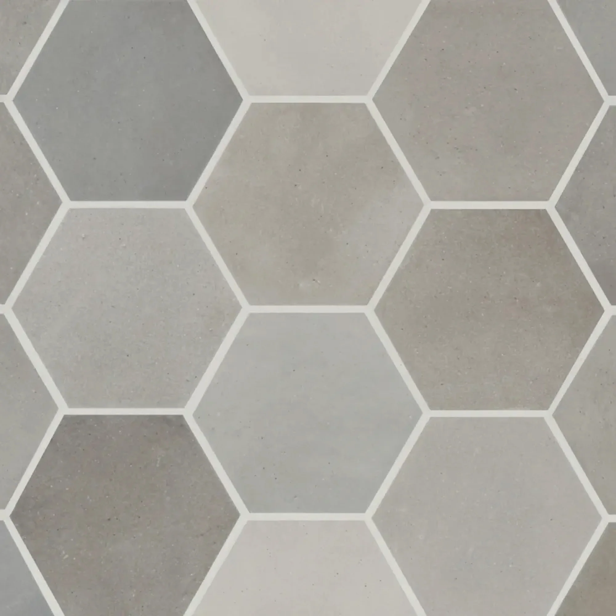 Celine Glazed Porcelain Hex Tile 4.5X4 Greige Matte