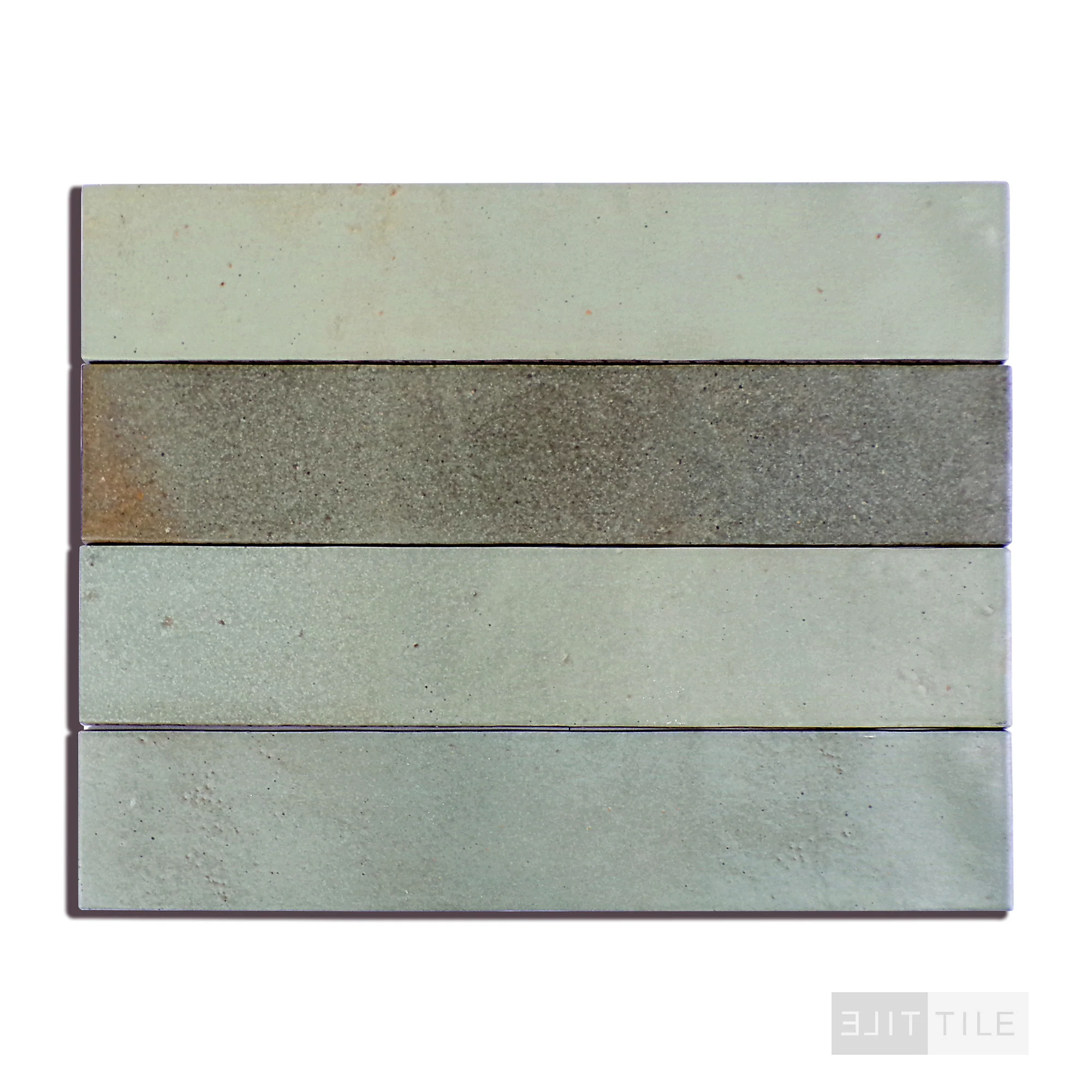 Celine Glazed Porcelain Field Tile 2.5X12 Sage Matte - Image 3