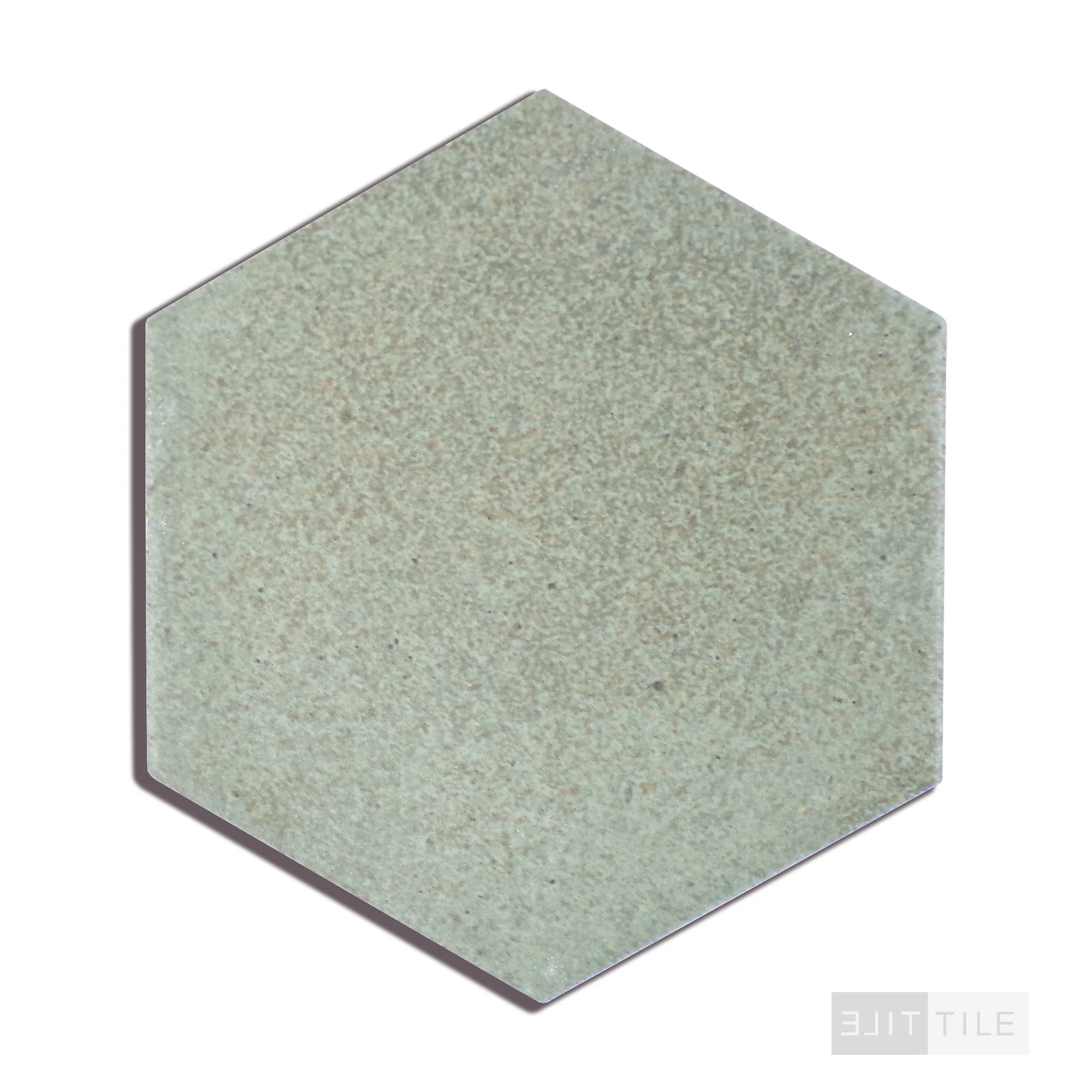 Celine Glazed Porcelain Hex Tile 4.5X4 Sage Matte - Image 2