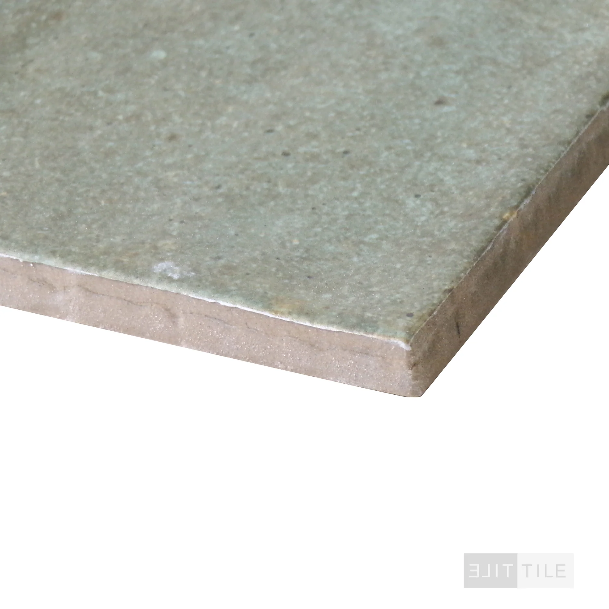 Celine Glazed Porcelain Field Tile 4X4 Sage Matte - Image 3