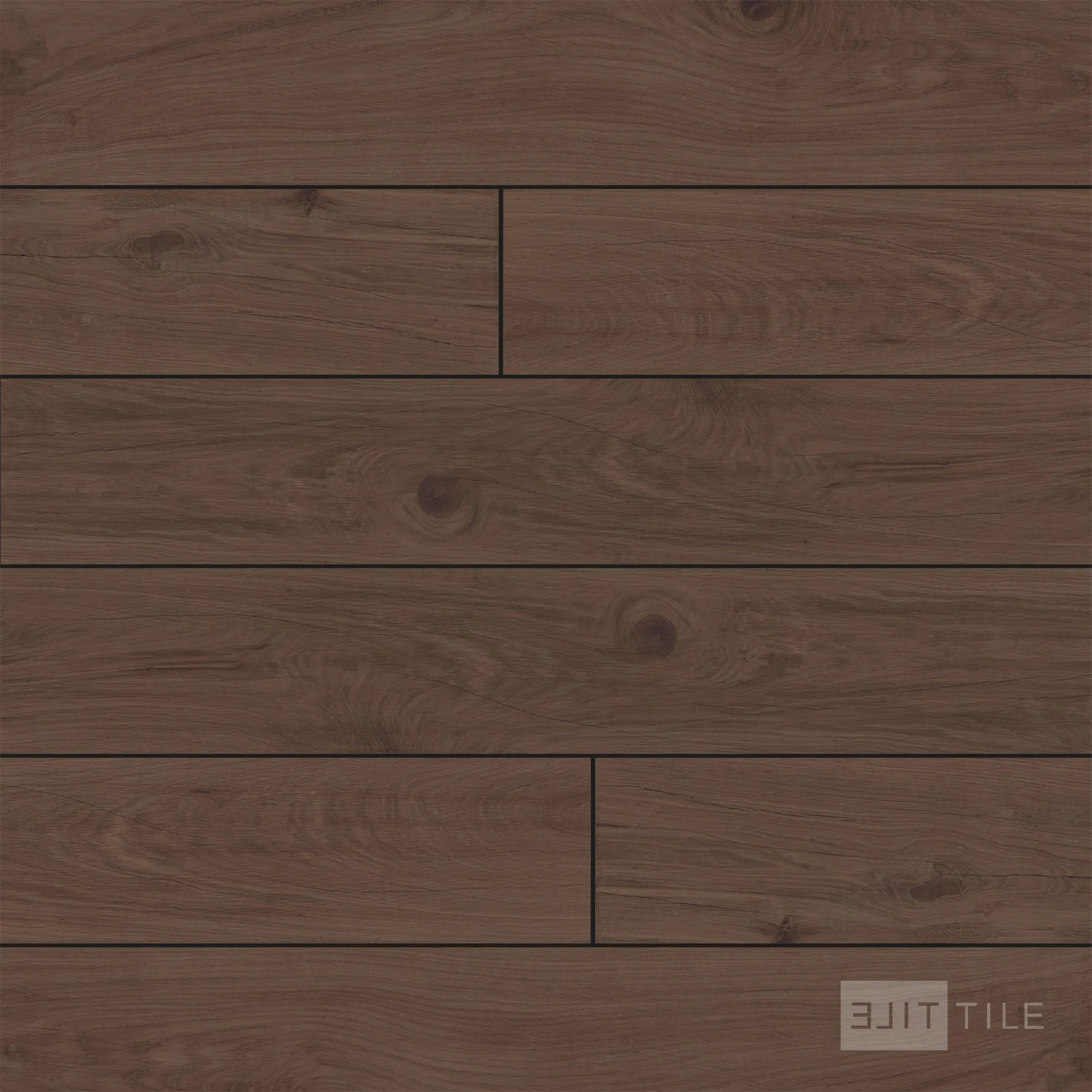 Century Wood Look Porcelain Field Tile 9.84X59.1 Brown Matte