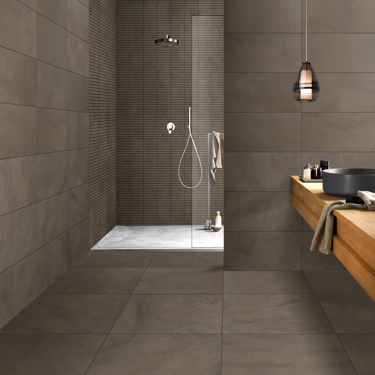 Chelsea Grey Limestone Stacked Honed Mosaic - Image 2