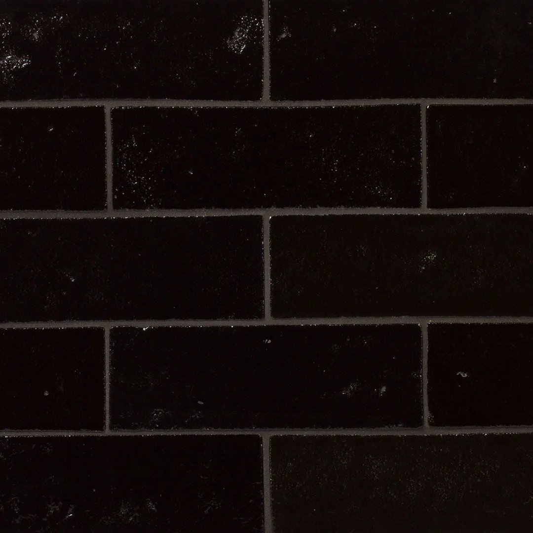 City Bricks 3X9 Black Asphalt Gloss