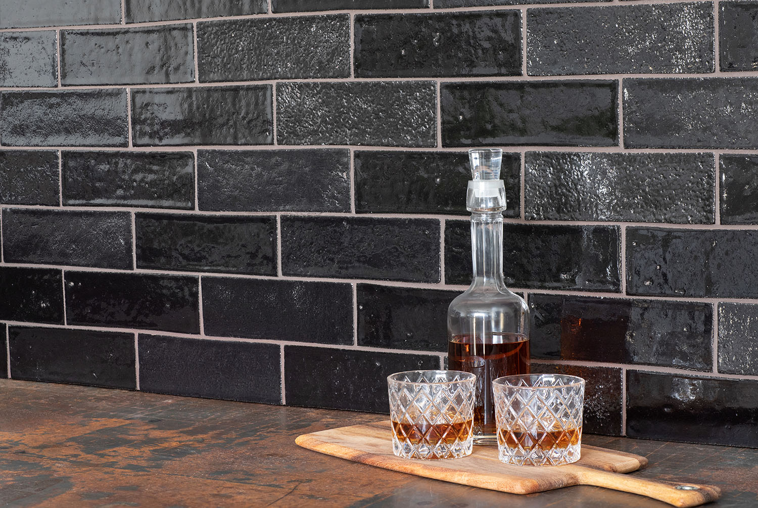 City Bricks 3X9 Black Asphalt Gloss - Image 2