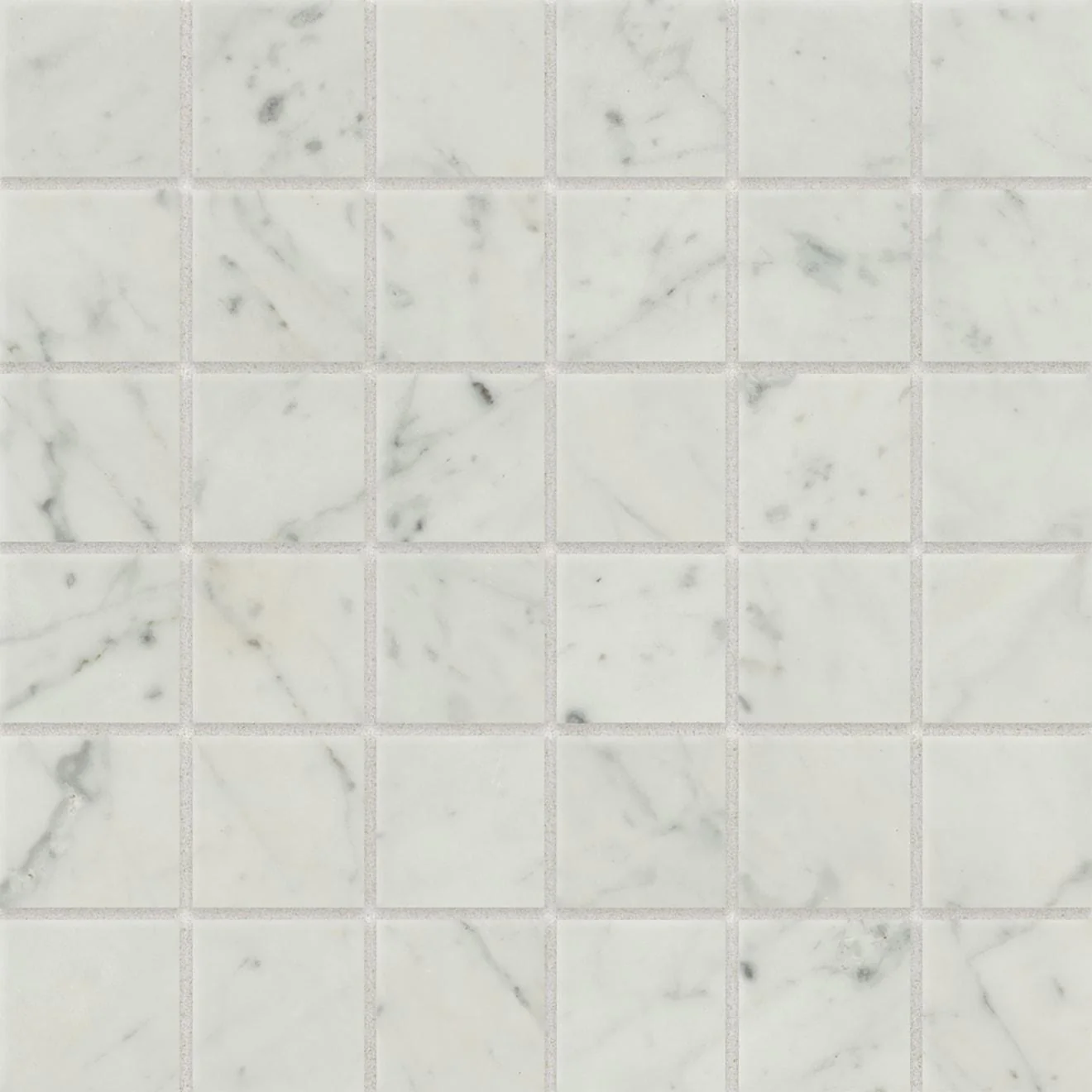 Classic 2.0 2X2 Mosaic Matte 12X12 Bianco Carrara