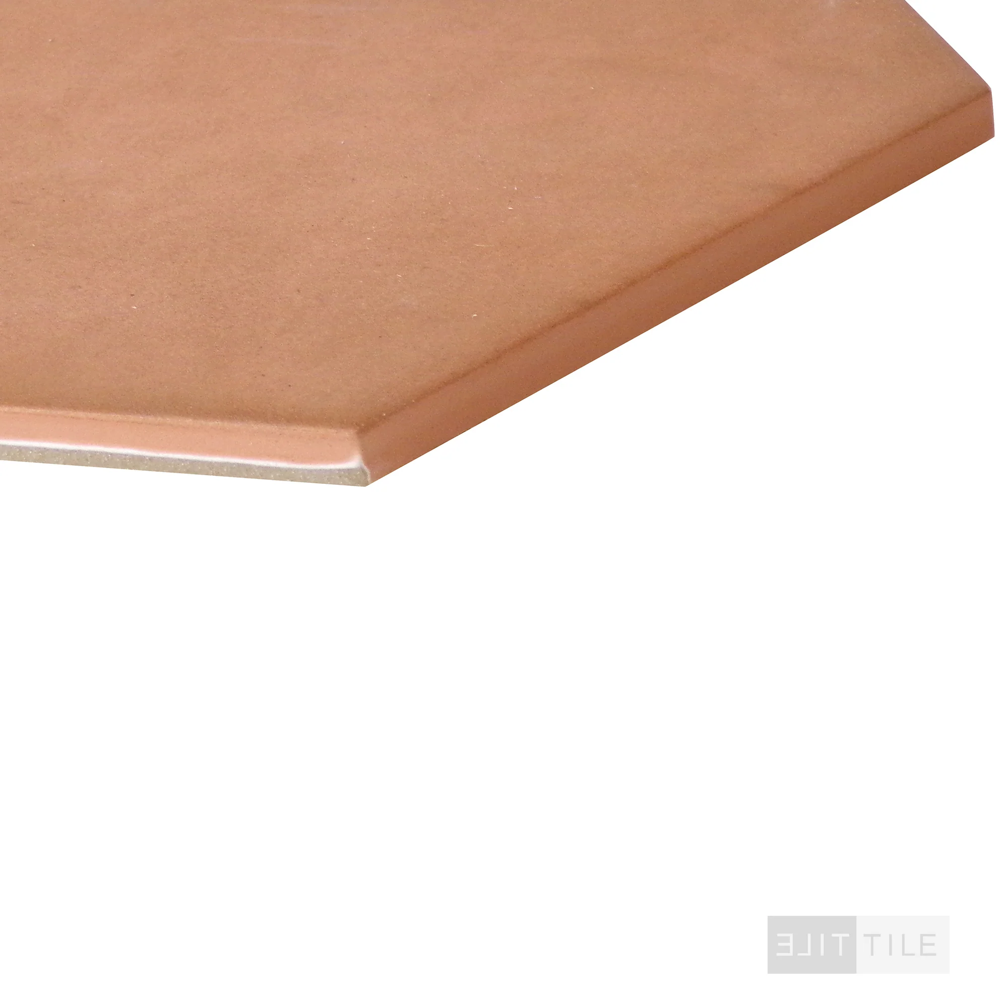 Clay Porcelain 7X8 Hex Brick Matte - Image 4