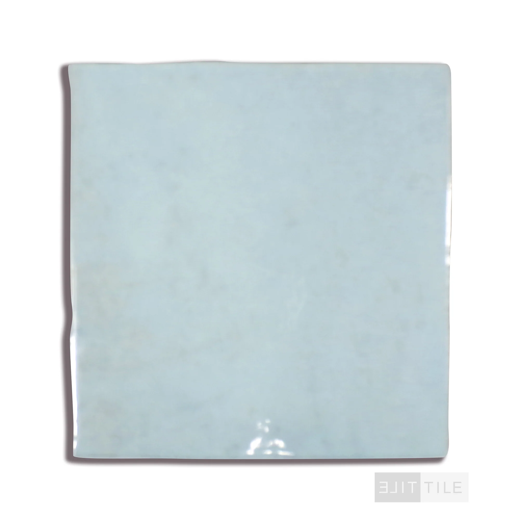 Cloe Glazed Ceramic Field Tile 5X5 Baby Blue Gloss - Image 2