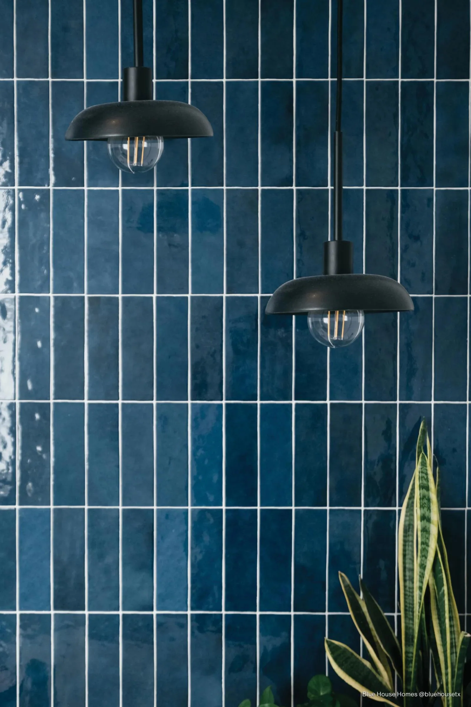 Cloe Glazed Ceramic Field Tile 2-1/2X8 Blue Gloss - Image 2