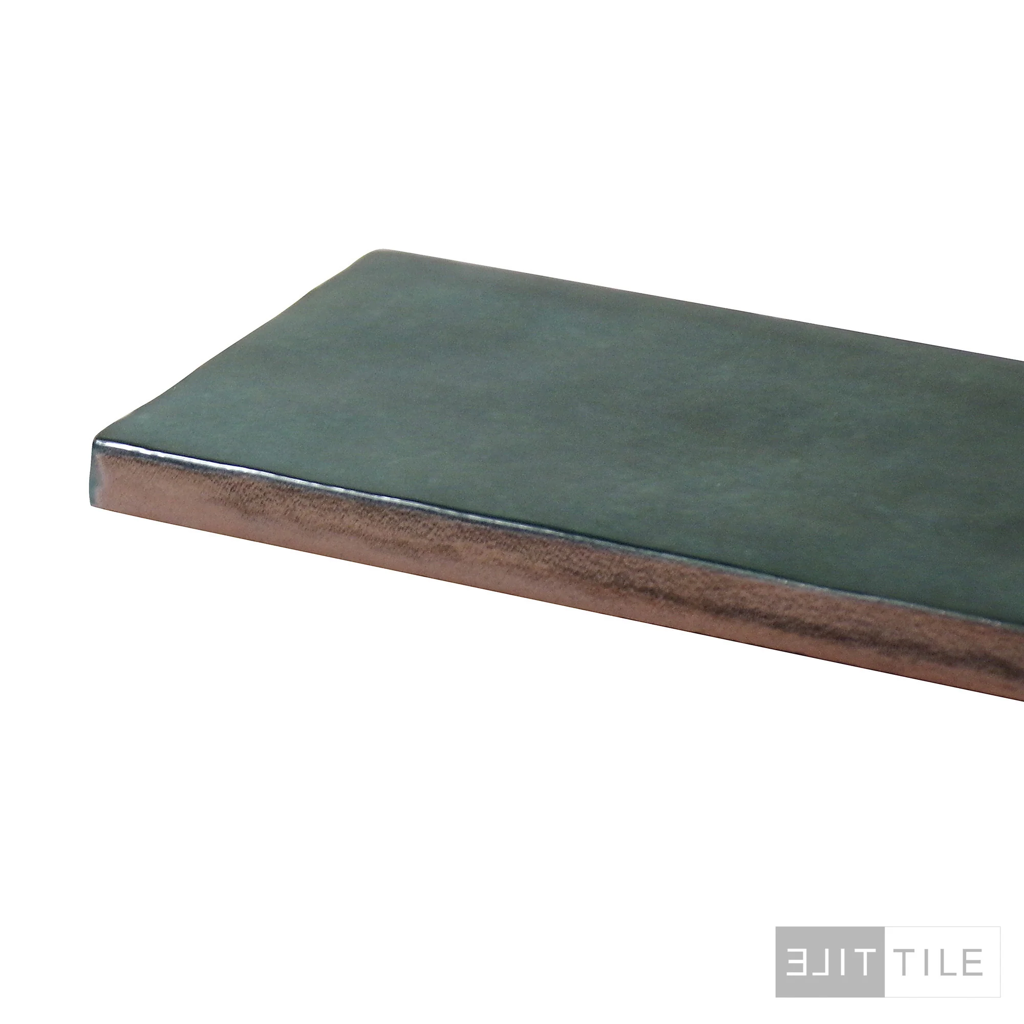 Cloe Ceramic Tile 2-1/2X8 Green Glossy - Image 3