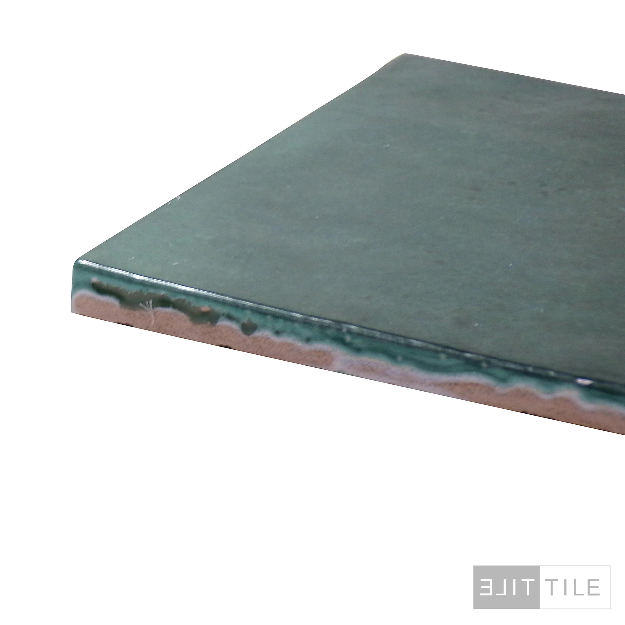 Cloe Ceramic Tile 5X5 Green Glossy - Image 4