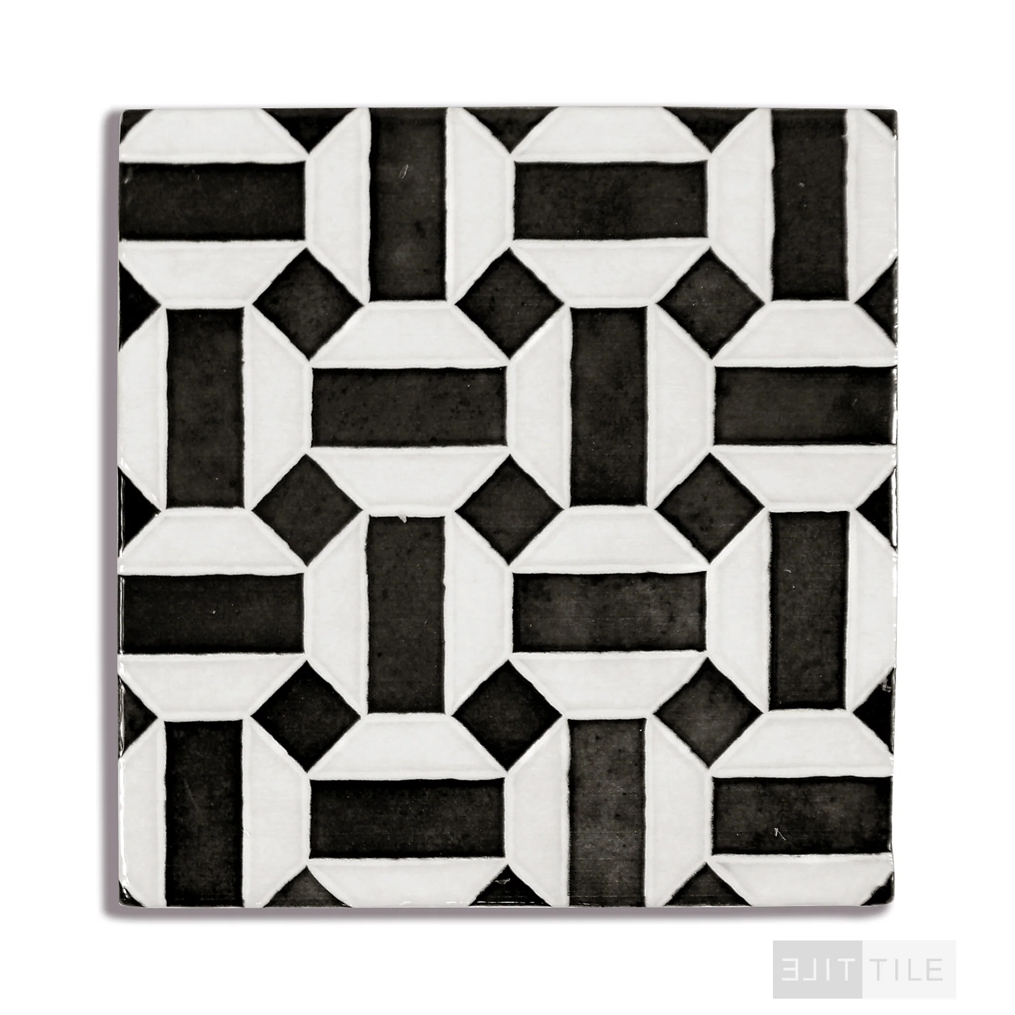 Cloe Glazed Ceramic Decorative Field Tile 5X5 Loire Gloss - Image 3