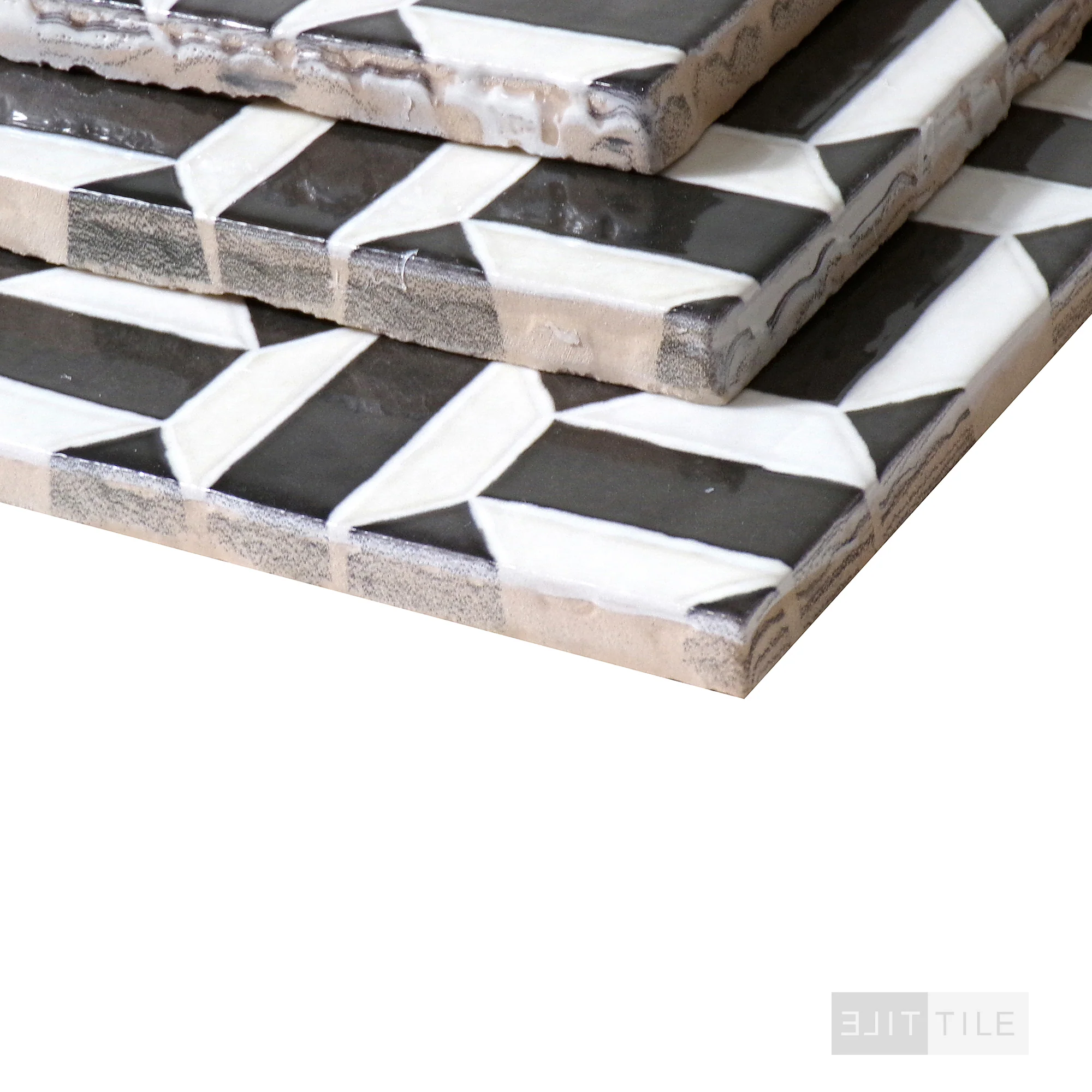 Cloe Glazed Ceramic Decorative Field Tile 5X5 Loire Gloss - Image 4