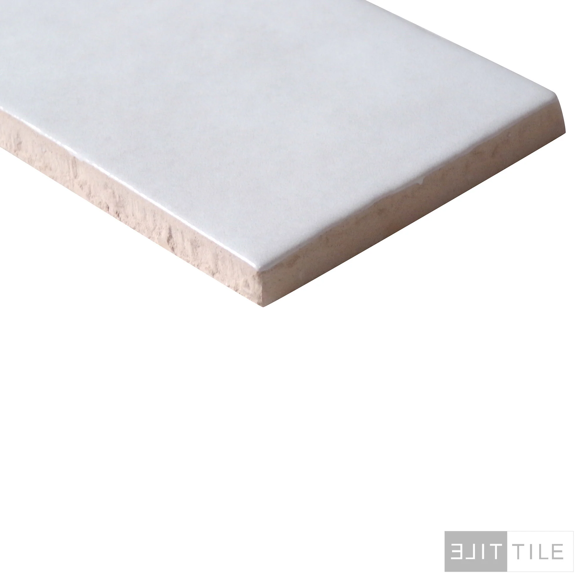 Cloe Ceramic Tile 2-1/2X8 White Glossy - Image 3