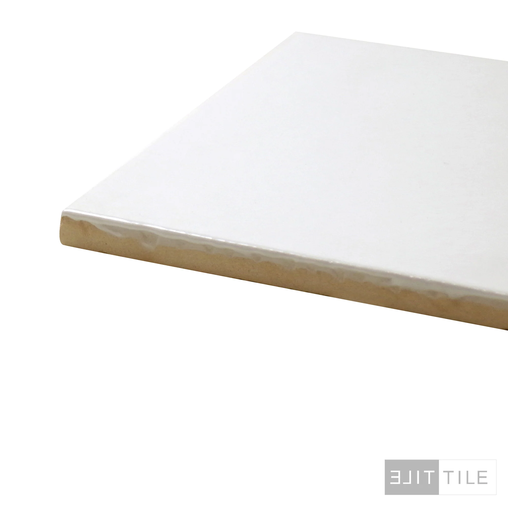 Cloe Ceramic Tile 5X5 White Glossy - Image 4