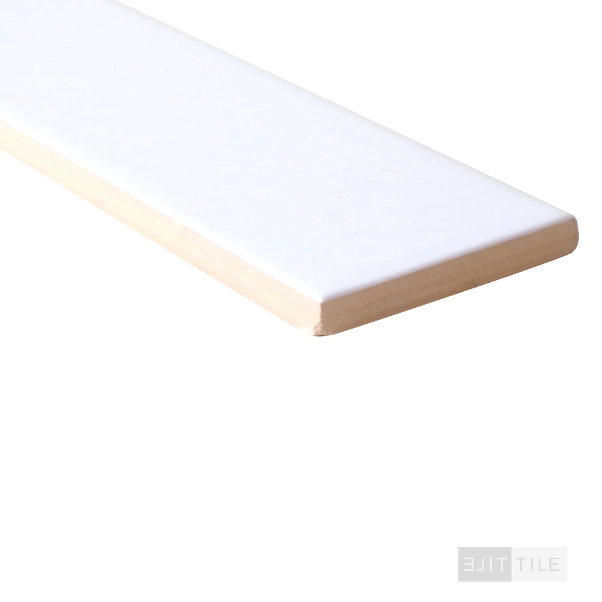 Color Collection Ceramic Tile 2X8 U081 White Ice Bright - Image 2