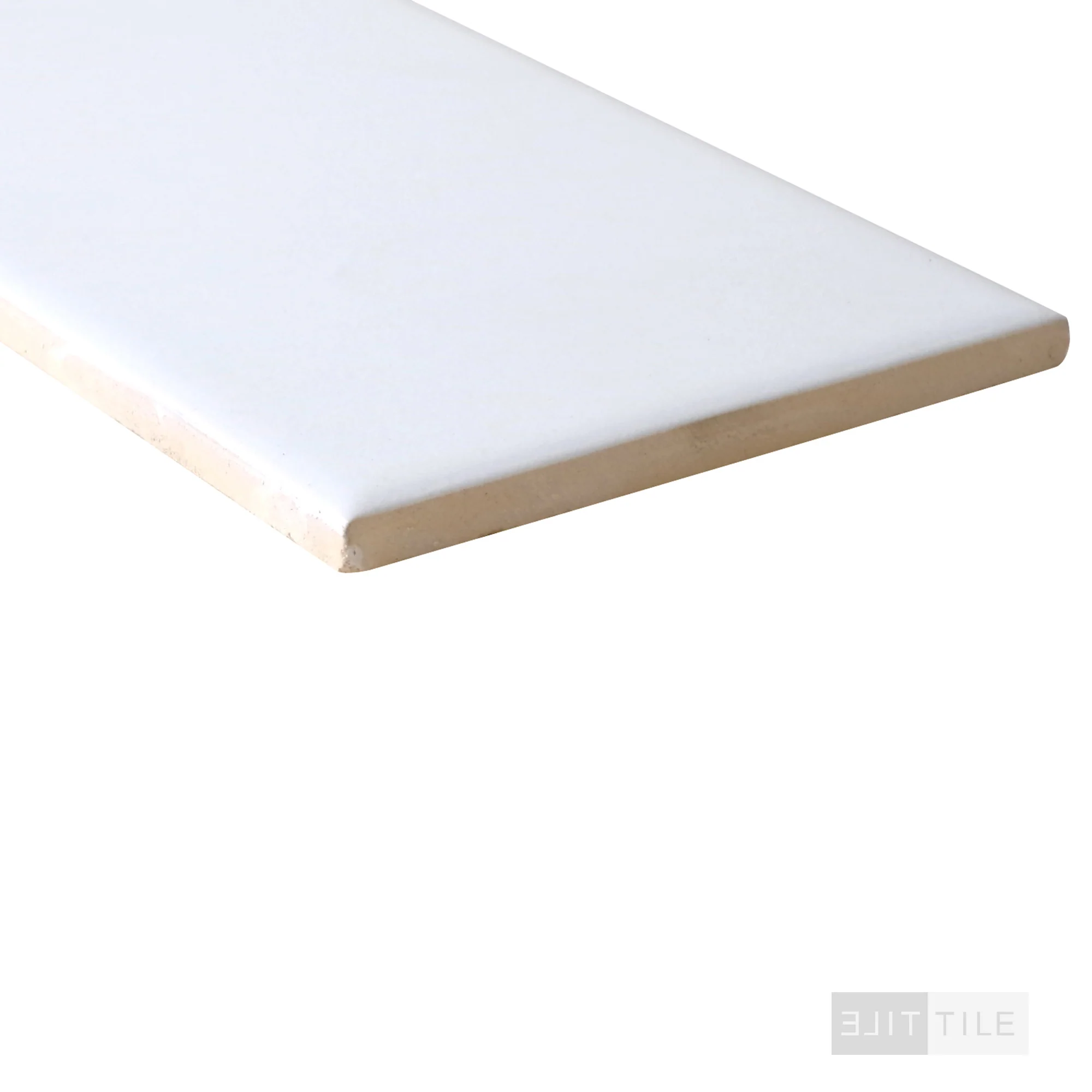 Color Collection Ceramic Tile 3X6 U081 White Ice Bright - Image 2