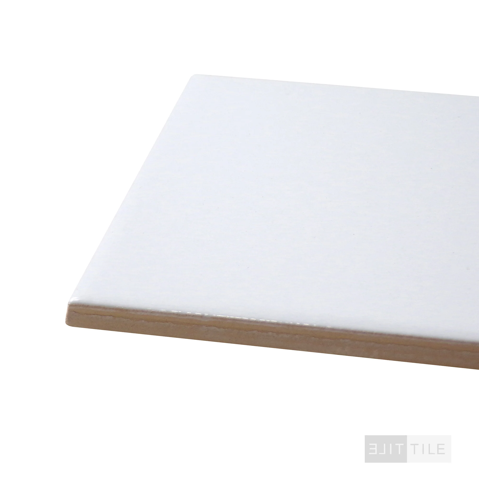 Color Collection Ceramic Tile 4X16 U081 White Ice Bright - Image 4