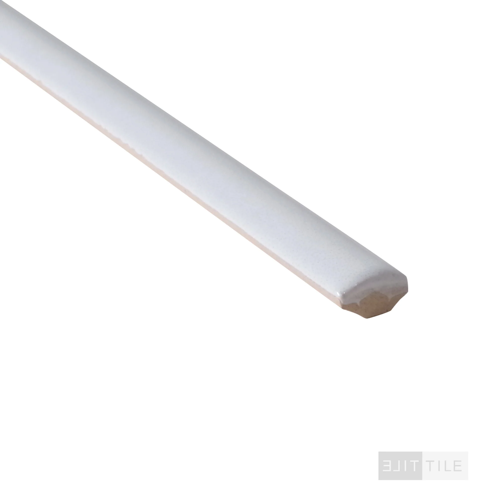 Color Collection Ceramic Trim 1/2X6 U081 White Ice Bright - Image 2